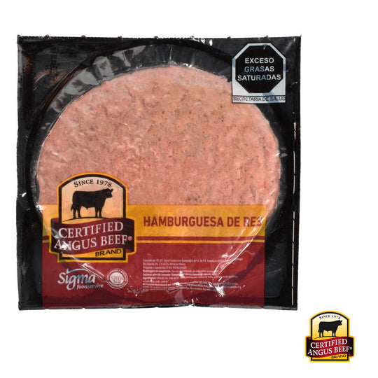 Carne hamburguesa CAB (Certified Angus Beef)