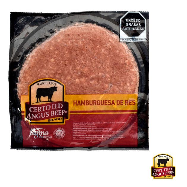 Carne hamburguesa CAB (Certified Angus Beef)