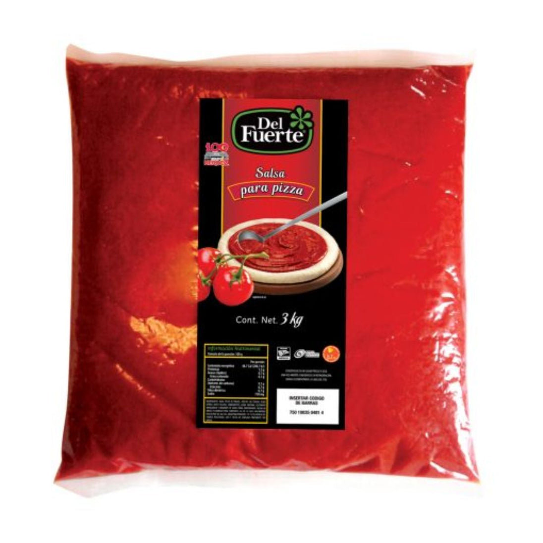 Salsa para pizza Del Fuerte